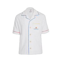 Casablanca Towelling Monogram Shirt 'Bright White'