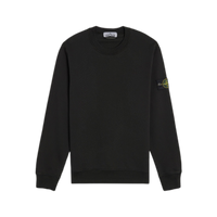 Stone Island Organic Cotton Fleece Sweatshirt 'Black'