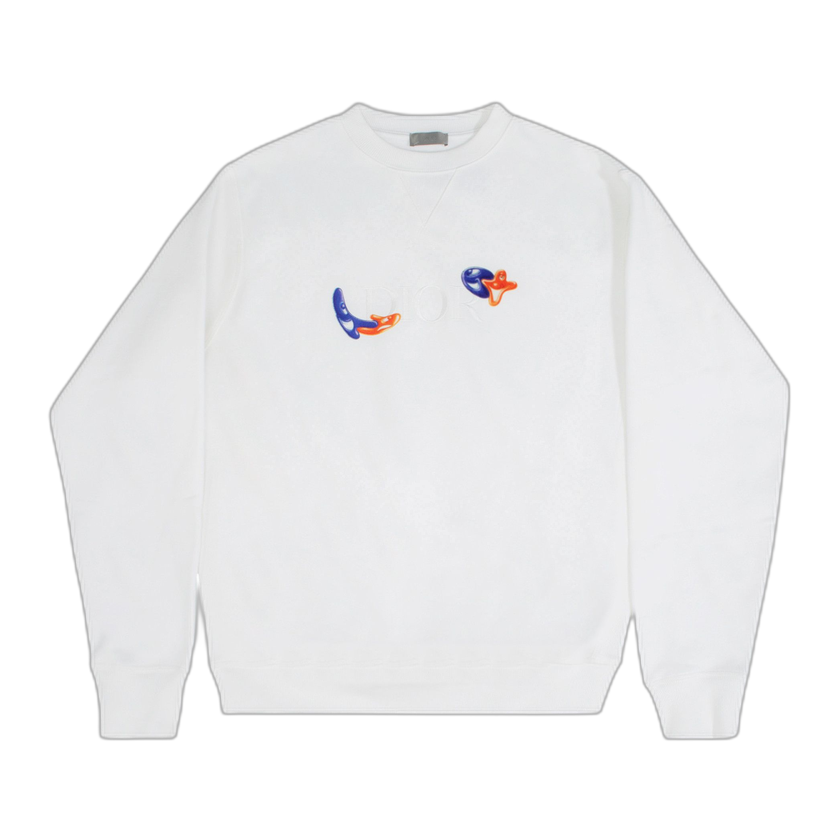 Dior Jojo's Patch And Embroidery Crewneck 'White'