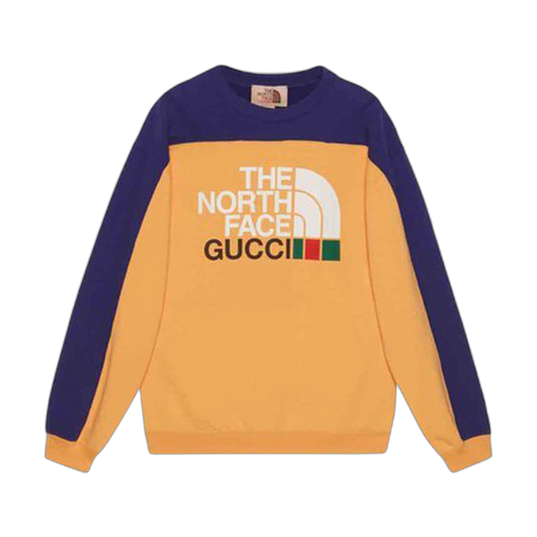 Gucci x The North Face Sweatshirt 'Yellow/Blue'