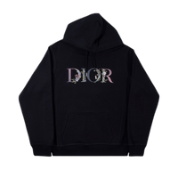 Dior Flowers Embroidered Hoodie 'Black'