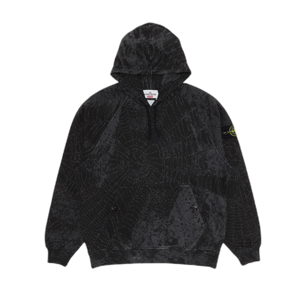Supreme x Stone Island Hooded Sweatshirt 'Black'