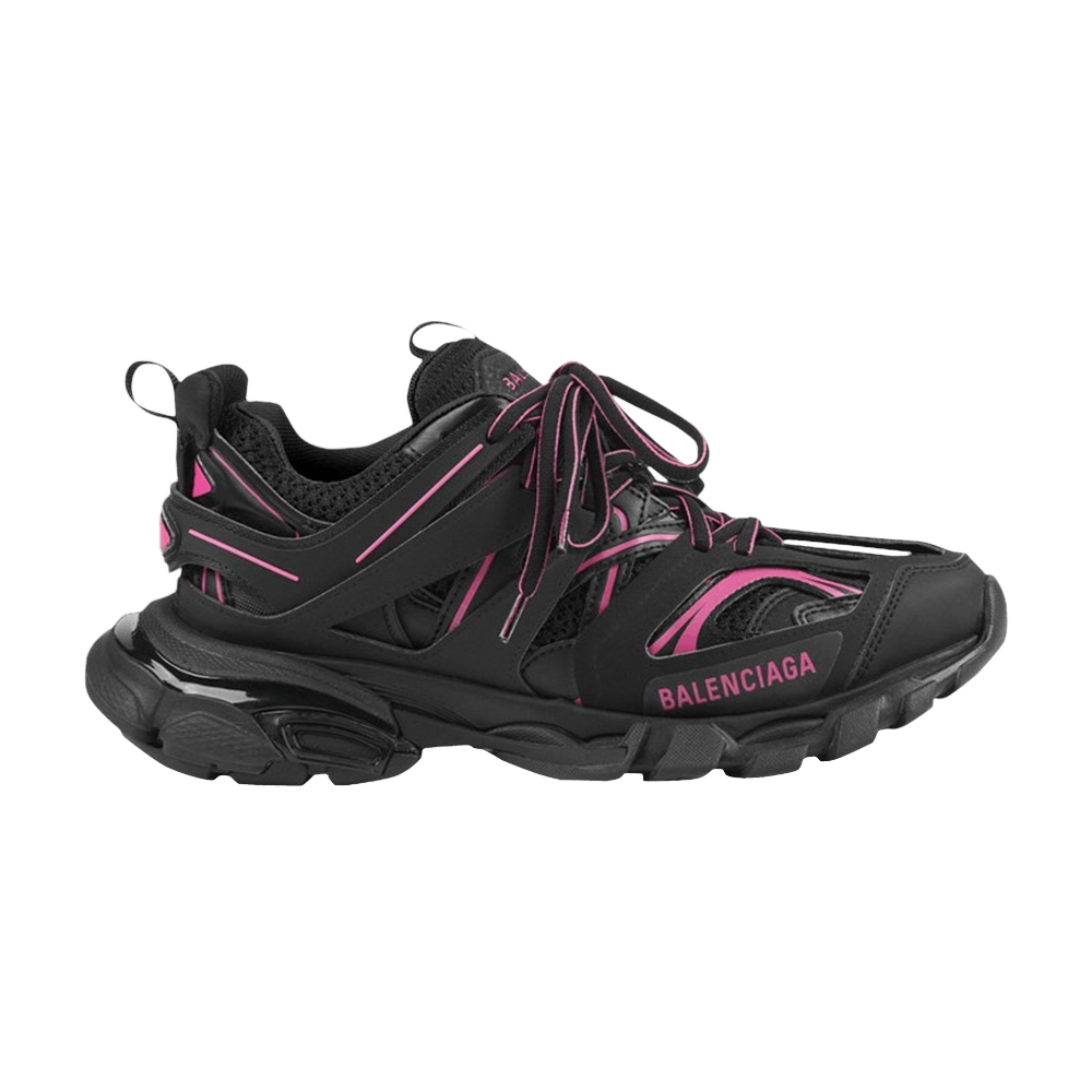 Balenciaga Wmns Track Sneaker 'Black Neon Pink'