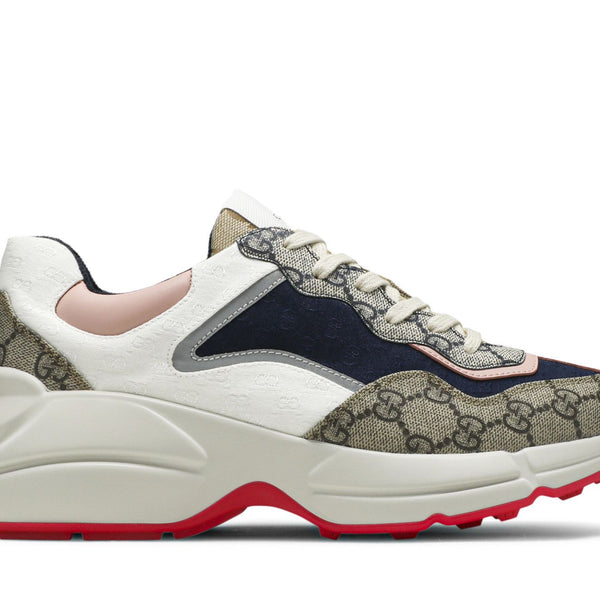 Gucci Wmns GG Rhyton 'Beige White Pink'
