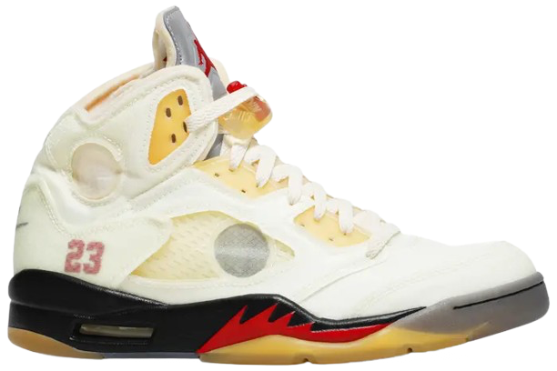 Off-White x Air Jordan 5 SP 'Sail'