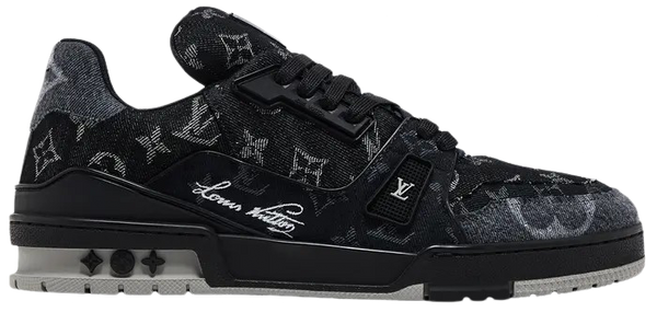 Louis Vuitton Trainer 'Black Monogram Denim'