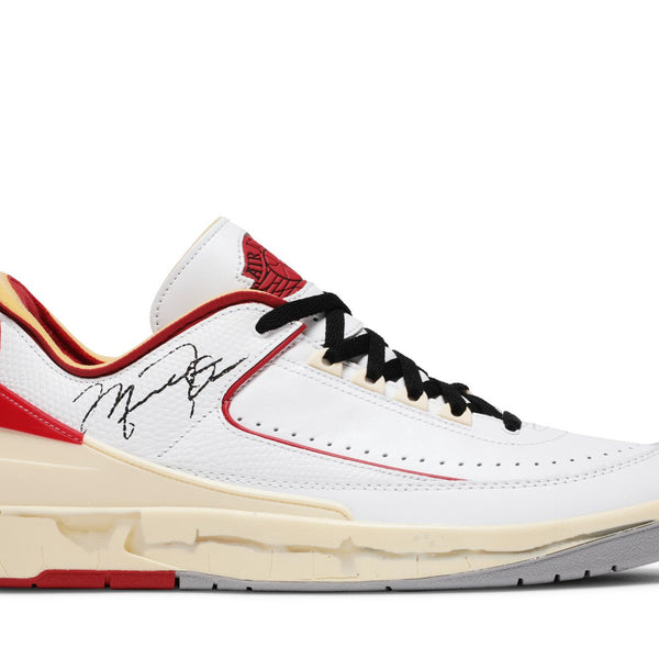 Off-White x Air Jordan 2 Retro Low SP 'White Varsity Red'