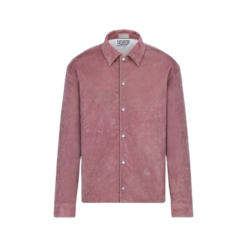 Dior x Cactus Jack Oversized Overshirt 'Dark Pink'