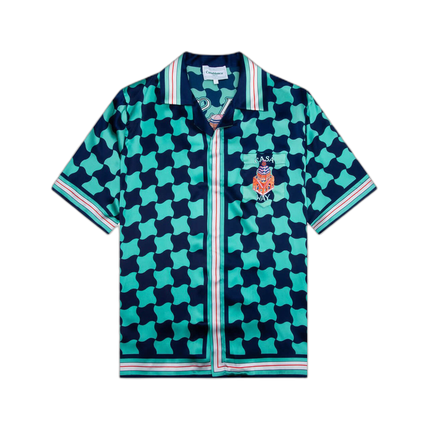 Casablanca Cuban Collar Shirt 'Multicolor'