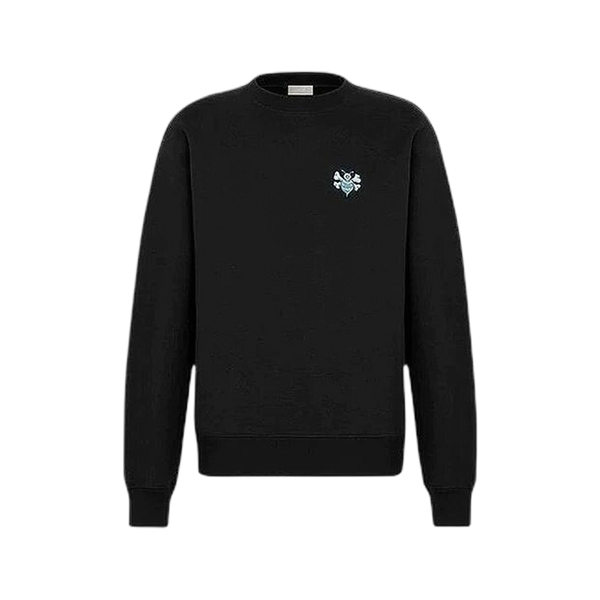 Dior x Shawn Stussy Bee Embroidred Oversized Sweatshirt 'Black'