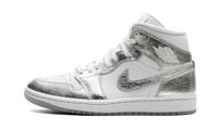Air Jordan 1 Mid Crinkled Chrome