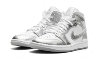 Air Jordan 1 Mid Crinkled Chrome