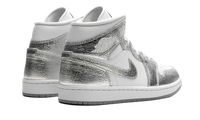 Air Jordan 1 Mid Crinkled Chrome