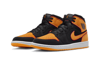 Air Jordan 1 Mid Fat Tongue Black Orange