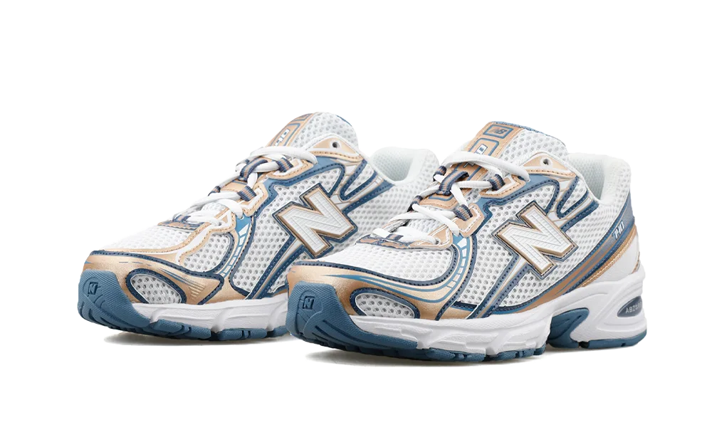 New Balance 740 Blue Gold Metallic