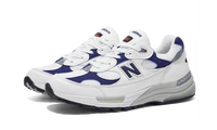 New Balance 992 White Navy