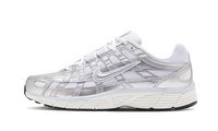 Nike P-6000 White Metallic Silver