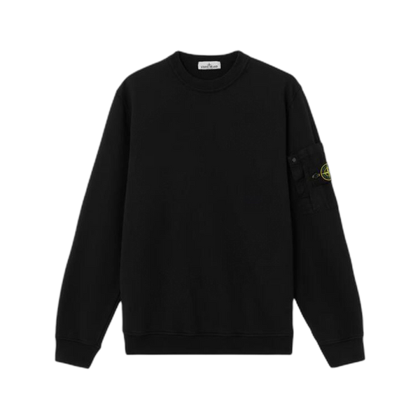 Stone Island Basic Crew Neck Sweatshirt 'Black'
