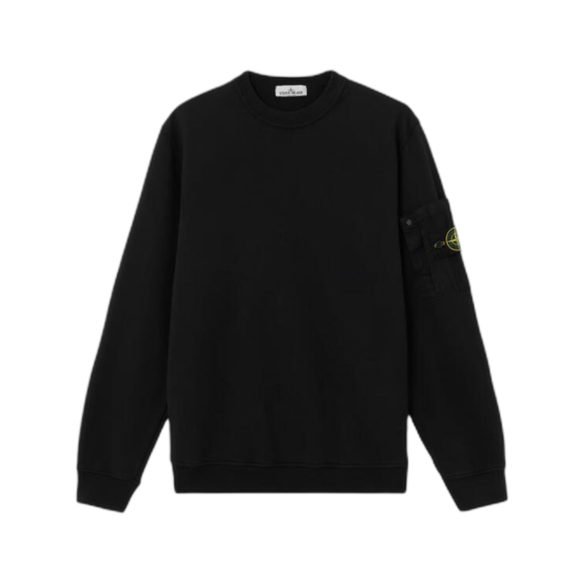 Stone Island Basic Crew Neck Sweatshirt 'Black'