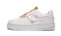 Nike Air Force 1 Low Pixel Grey Gold Chain