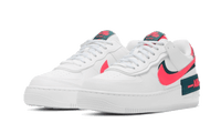 Nike Air Force 1 Shadow White Dark Teal Solar Red