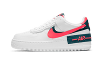 Nike Air Force 1 Shadow White Dark Teal Solar Red