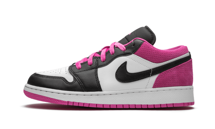 Air Jordan 1 Low Black Active Fuchsia