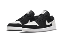 Air Jordan 1 Low Black White Diamond