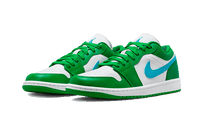 Air Jordan 1 Low Lucky Green Aquatone