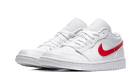Air Jordan 1 Low White University Red