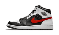 Air Jordan 1 Mid Black Chile Red White