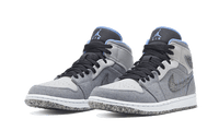 Air Jordan 1 Mid Crater Grey University Blue