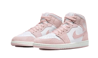 Air Jordan 1 Mid Pink Suede