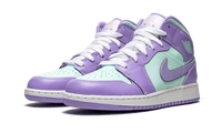 Air Jordan 1 Mid Purple Aqua