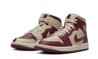 Air Jordan 1 Mid Split Beach Cherrywood Red