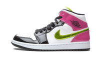 Air Jordan 1 Mid White Black Cyber Pink