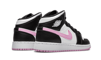Air Jordan 1 Mid White Black Light Arctic Pink