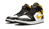 Air Jordan 1 Mid White Pollen Black