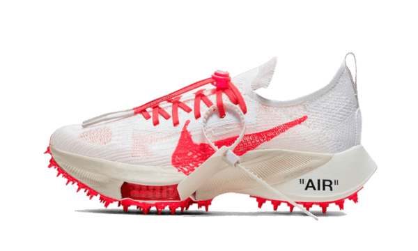 Nike Air Zoom Tempo NEXT% Off-White White Solar Red