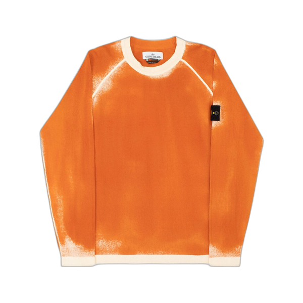 Stone Island Logo Crewneck Sweater 'Sienna'