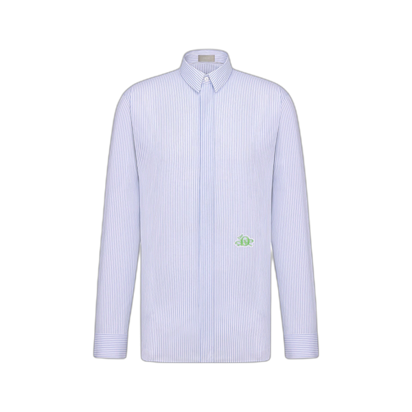Dior x Cactus Jack Shirt 'White/Blue'