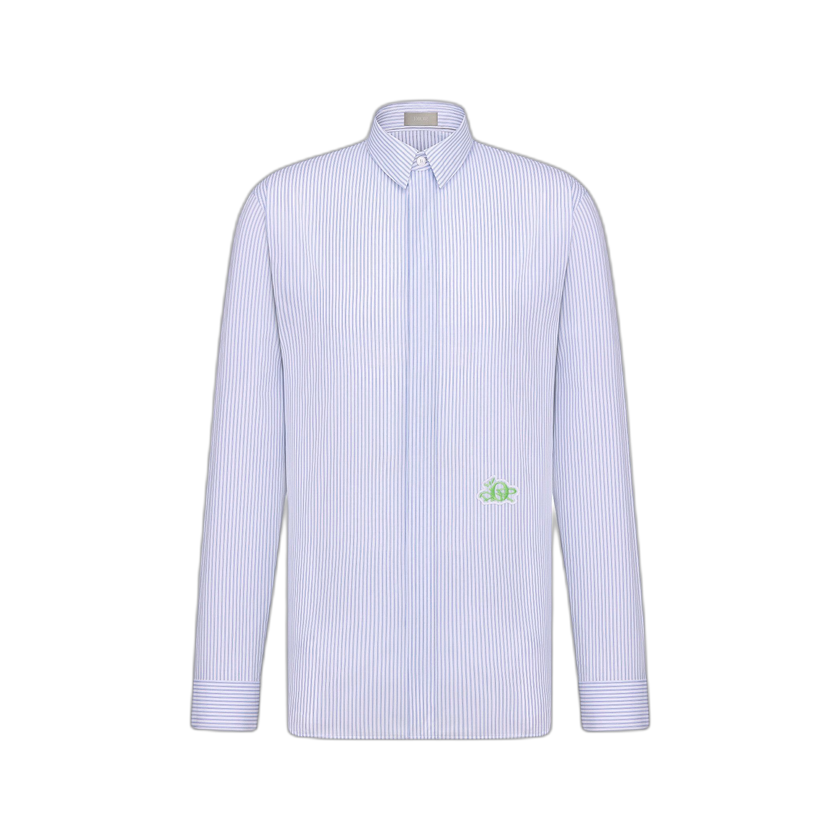 Dior x Cactus Jack Shirt 'White/Blue'