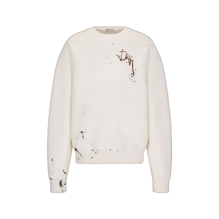 Dior x Cactus Jack Oversized Sweatshirt 'White'