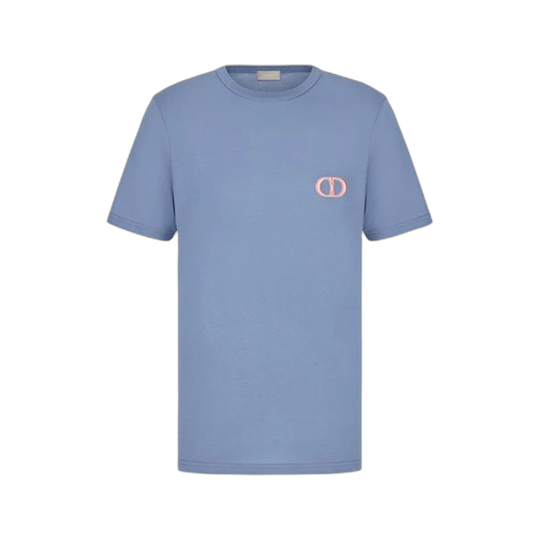 Dior CD Icon Embroidered T-Shirt 'Black'