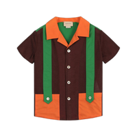 Gucci Logo Jacquard Shirt 'Brown'