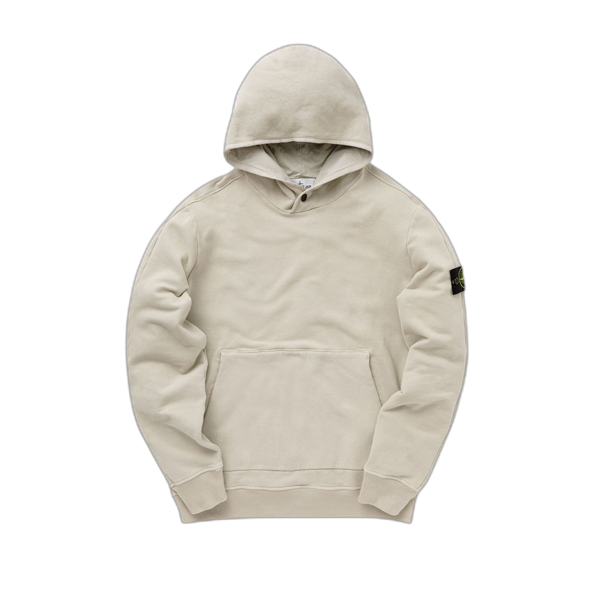 Stone Island Logo Patch Hoodie 'Plaster'