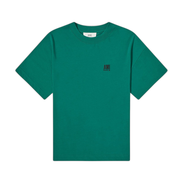 Ami Paris Embroidered Oversize T-Shirt 'Green'