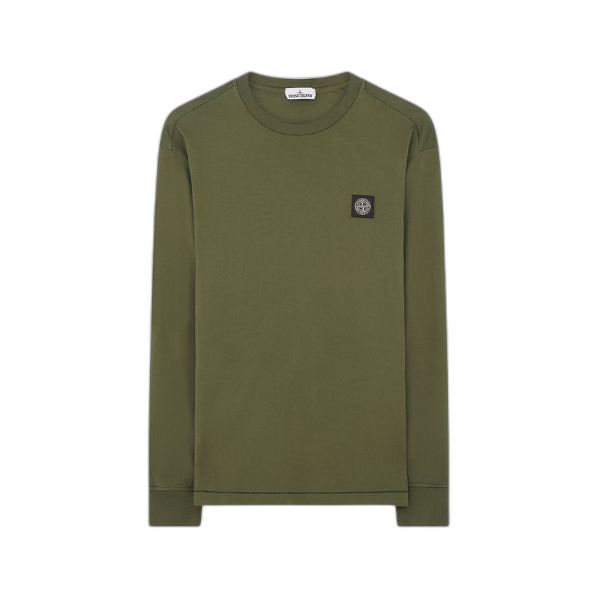 Stone Island Patch Logo Long-Sleeve 'Olive'