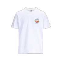 Casablanca Tennis Landscape Classic T-Shirt 'White' - M SS26 JTS 001 13 WHIT