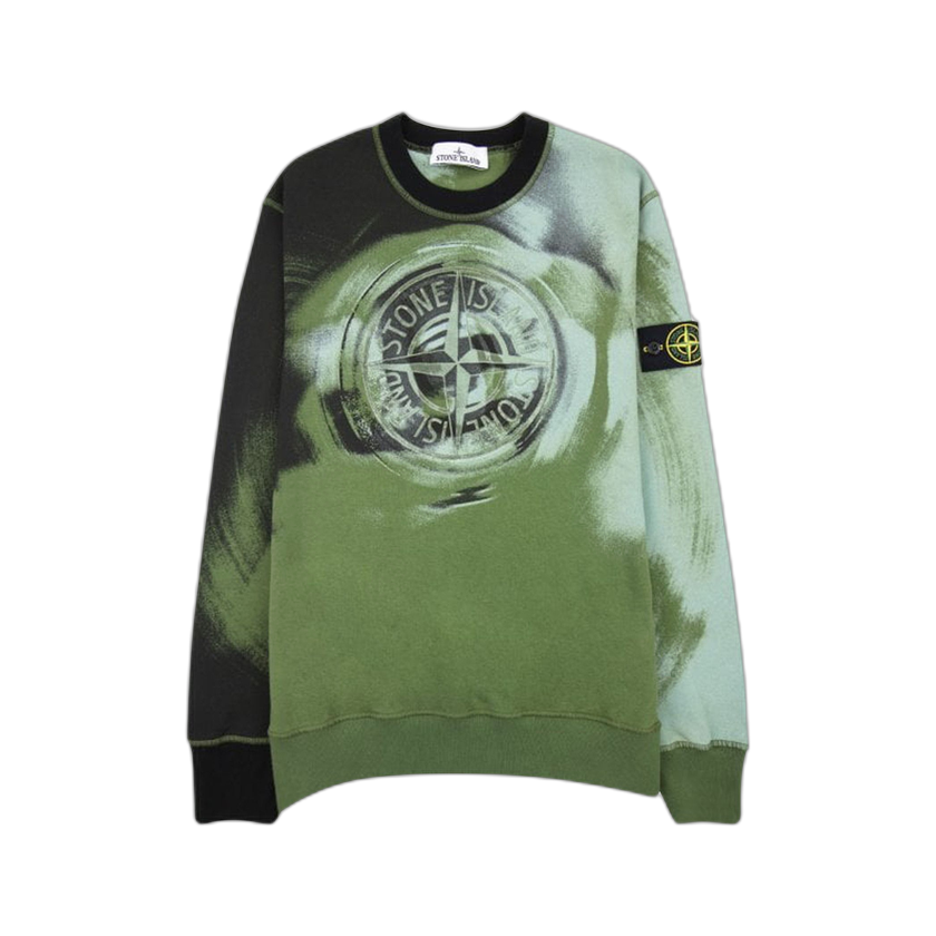 Stone Island Crewneck Sweatshirt 'Olive'